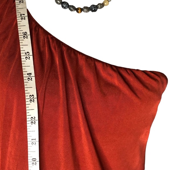 LeRok one Shoulder Silk Mini Dress Sz XS - Picture 5 of 8